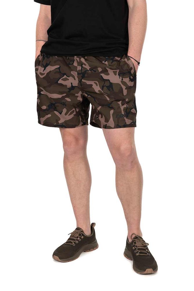 Fox Koupací kraťasy Black / Camo LW Swim Shorts - XL