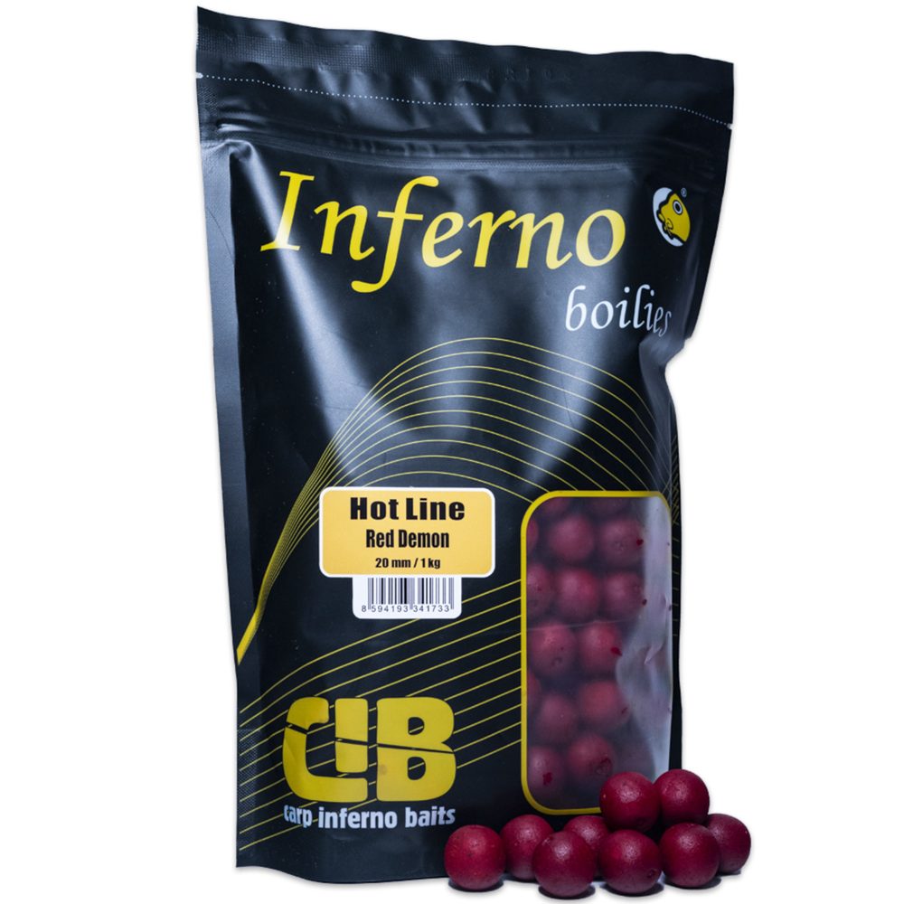 Fotografie Carp Inferno Boilies Hot Line Red Demon - 20mm 1kg