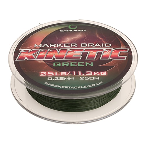 Gardner Splétaná šňůra Kinetic Marker Braid 0.28mm 25lb 250m