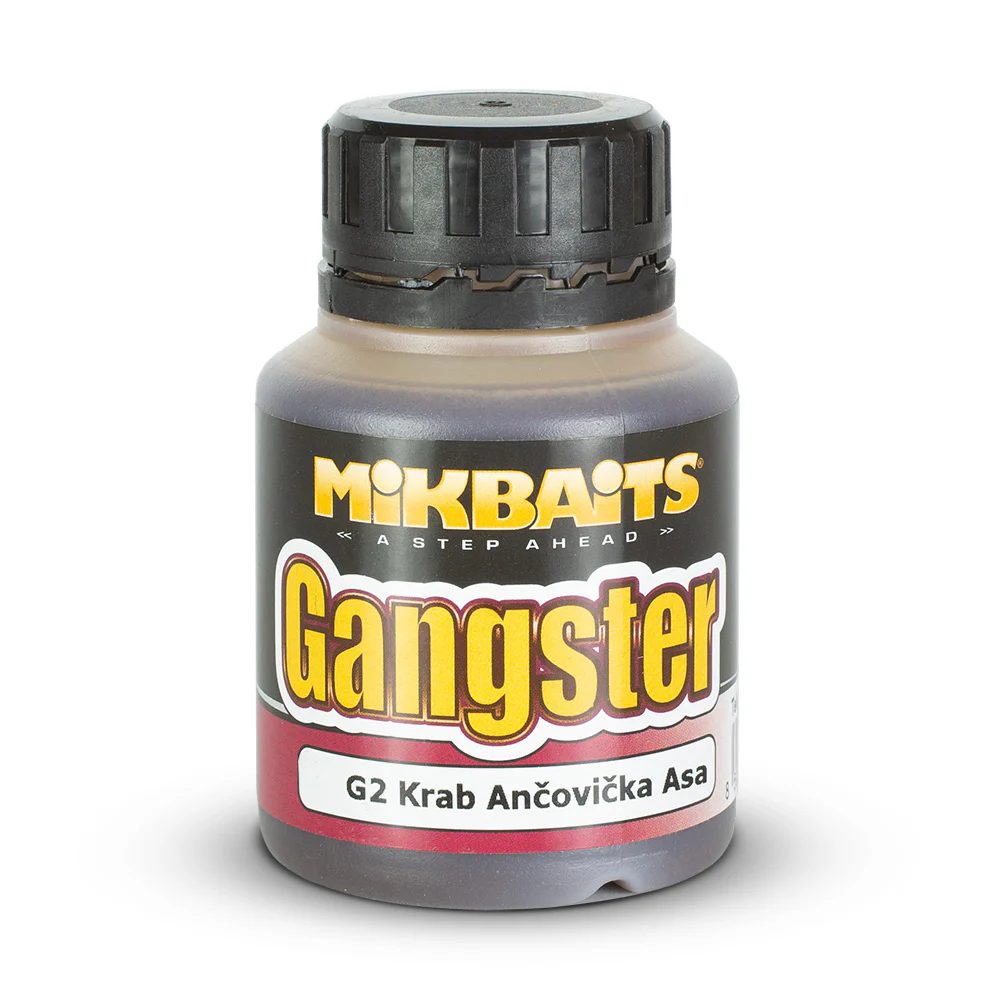 E-shop Mikbaits Dip Gangster 125ml - G2 Krab & Ančovička & Asa,Mikbaits Dip Gangster 125ml - G2 Krab & Ančovička & Asa