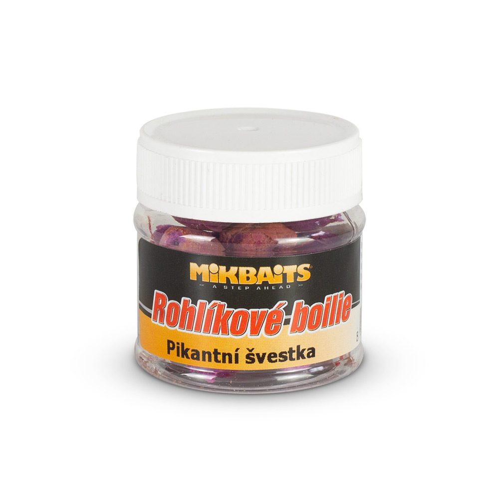 Mikbaits Rohlíkové boilie 50ml - Pikantní švestka,Mikbaits Rohlíkové boilie 50ml - Pikantní švestka