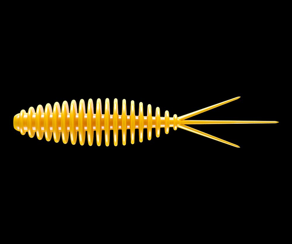 Fotografie Libra Lures Turbo Worm 5,6cm 8ks - Dark Yellow
