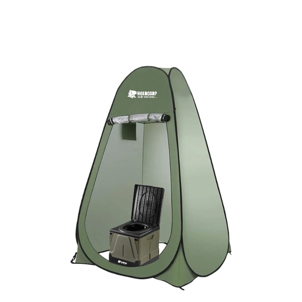 Holdcarp Set Skládací přenosná toaleta Portable Toi BIG + Toilet & Shower Tent