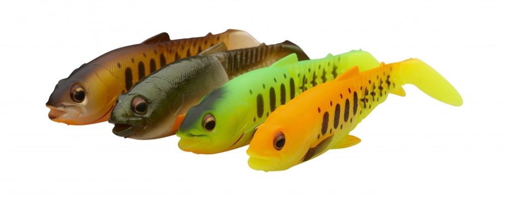 E-shop Savage Gear Gumová nástraha Craft Cannibal Paddletail Dark Water Mix 4pc - 12,5cm 20g,Savage Gear Gumová nástraha Craft Cannibal Paddletail Dark Water