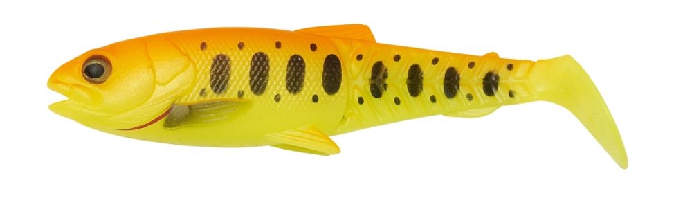 E-shop Savage Gear Gumová nástraha Craft Cannibal Paddletail Golden Ambulance - 10,5cm 12g,Savage Gear Gumová nástraha Craft Cannibal Paddletail Golden Ambul