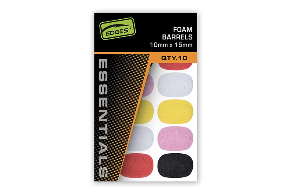 Fox Plovoucí váleček Edges Foam Barrels Mixed Colour 10ks - 10x15mm