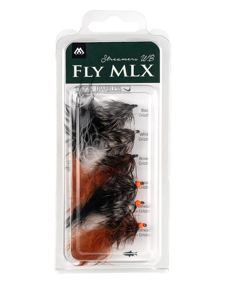 E-shop Mikado Sada umělých mušek Streamers Woolly Bugger Barbless 6ks,Mikado Sada umělých mušek Streamers Woolly Bugger Barbless 6ks