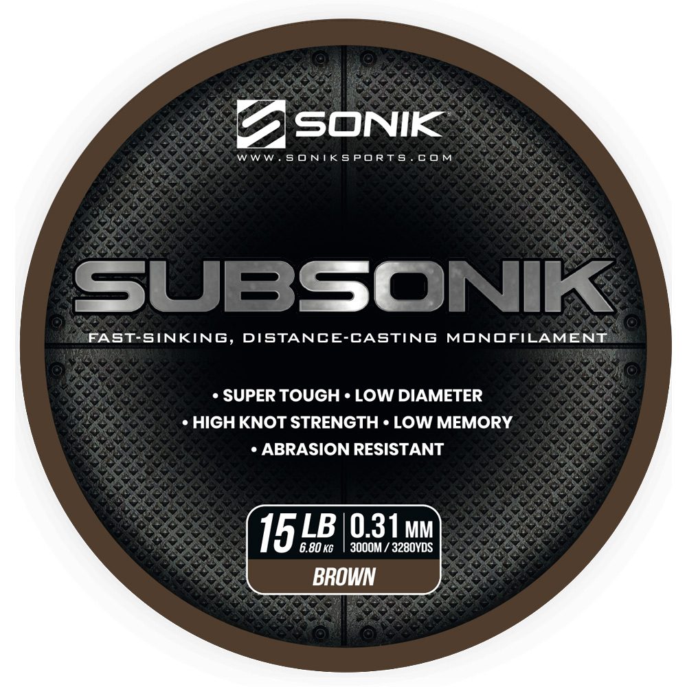 E-shop Sonik Vlasec Subsonik Brown 3000m - 0,31mm,Sonik Vlasec Subsonik Brown 3000m - 0,31mm
