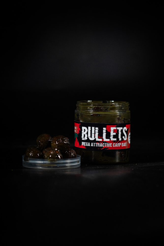 E-shop G.B.U. Dipované boilies BULLETS CRABILL 200g