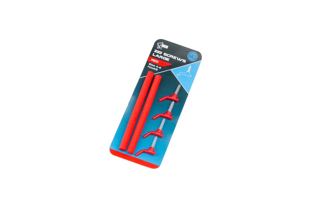E-shop Nash Rovnátka Zig Screws Large - Červená,Nash Rovnátka Zig Screws Large - Červená