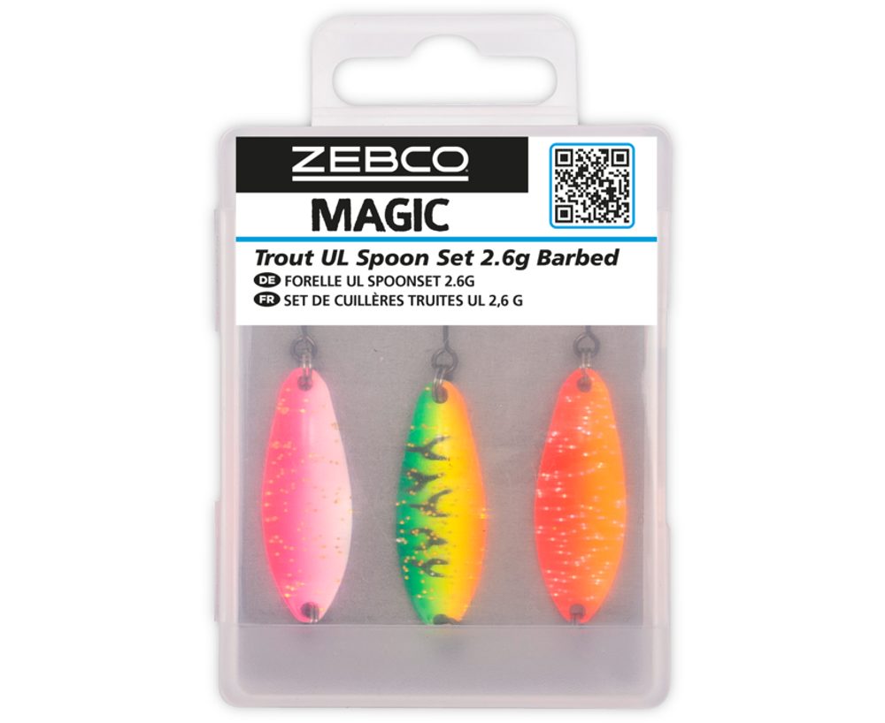 E-shop Zebco Plandavka Target Fish Trout UL Spoon Set 3ks - 2,6g,Zebco Plandavka Target Fish Trout UL Spoon Set 3ks - 2,6g