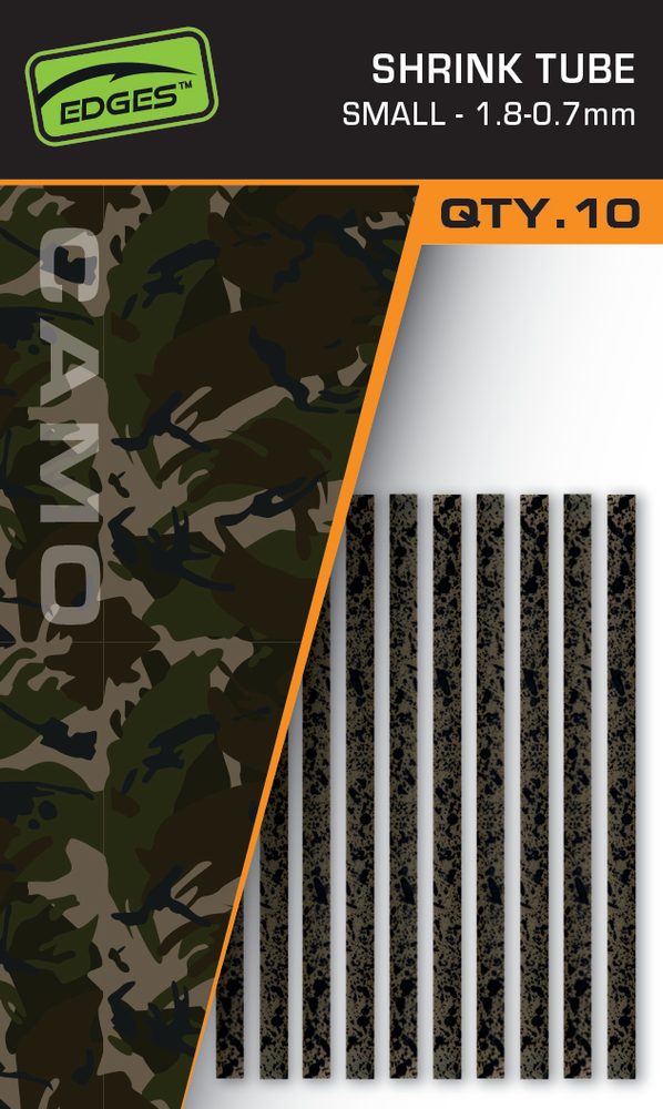 Fox Smršťovací hadičky Edges Camo Shrink Tubes 10ks - Medium - 2,4-0,8mm