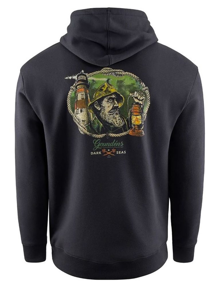 Grundéns Rybářská Mikina Dark Seas X Grundens Watchman Hoodie Black - M
