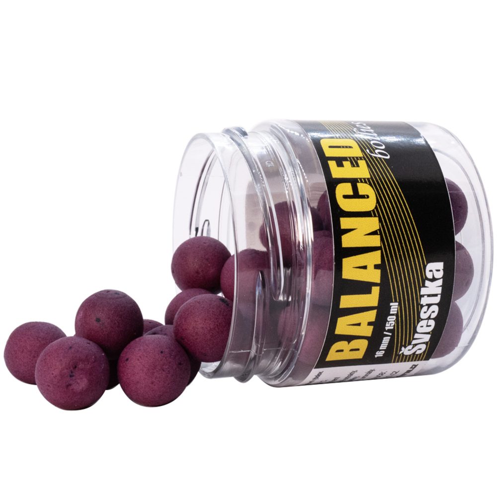 E-shop Carp Inferno Balanced Boilie 150ml Švestka - 16 mm,Carp Inferno Balanced Boilie 150ml Švestka - 16 mm