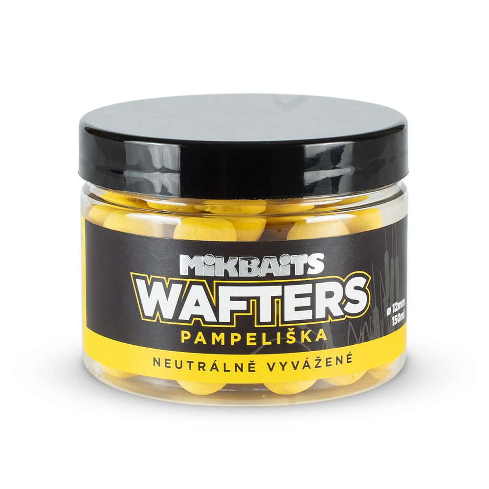 E-shop Mikbaits Boilie vyvážené nástrahy Wafters 150ml - Pampeliška 12mm