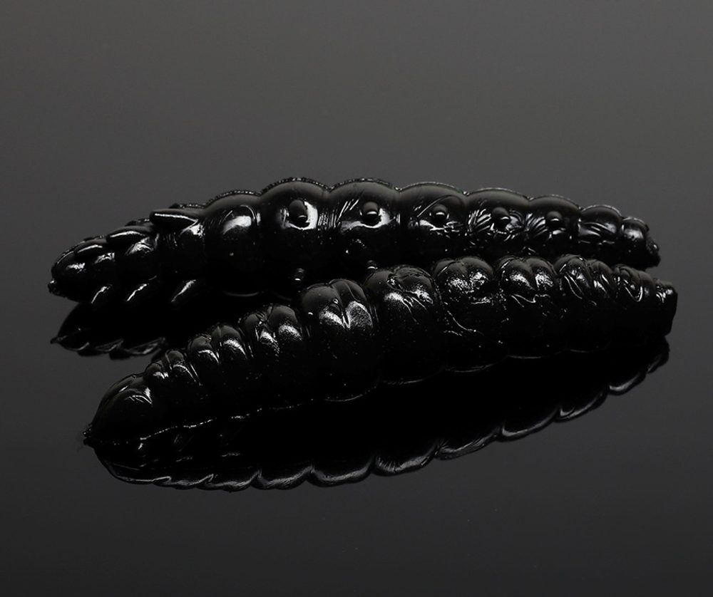 E-shop Libra Lures Larva Black - 3,5cm 12ks,Libra Lures Larva Black - 3,5cm 12ks