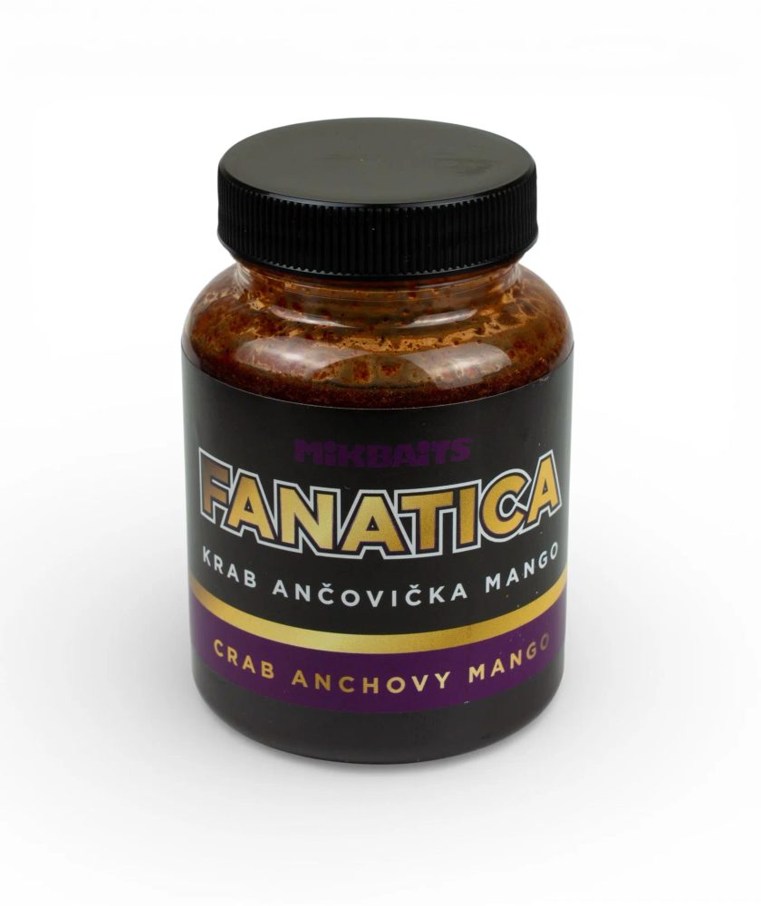 E-shop Mikbaits Dip Fanatica 125ml - Krab Ančovička Mango,Mikbaits Dip Fanatica 125ml - Krab Ančovička Mango