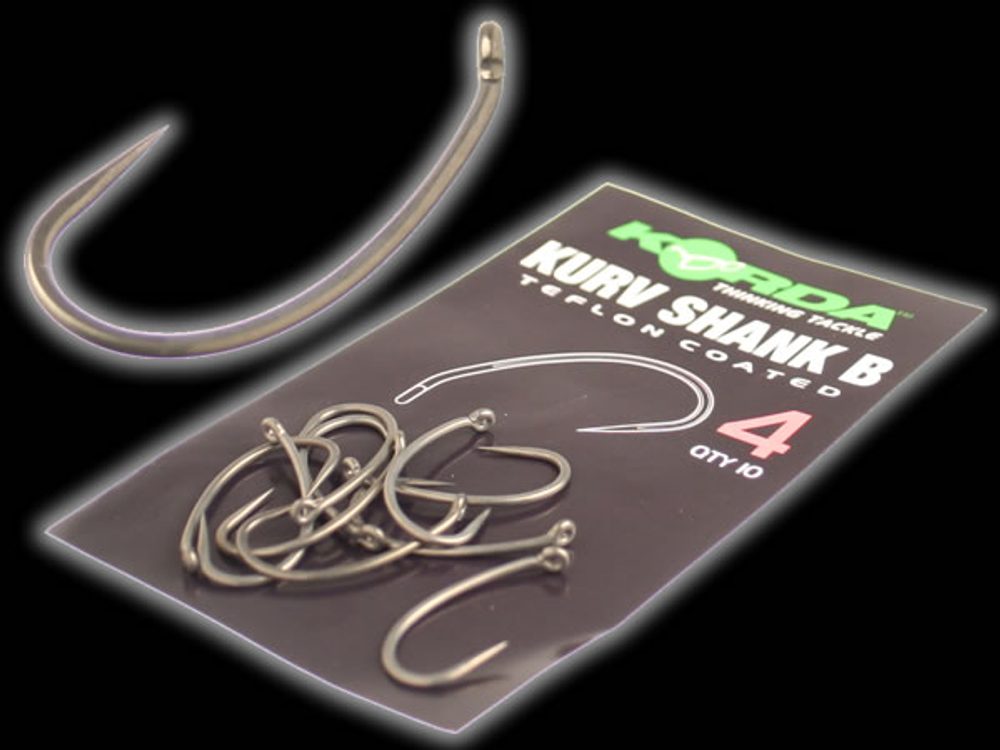 E-shop Korda Háčky Kurv Shank B (bez protihrotu) 10ks,Korda Háčky Kurv Shank B (bez protihrotu) 10ks