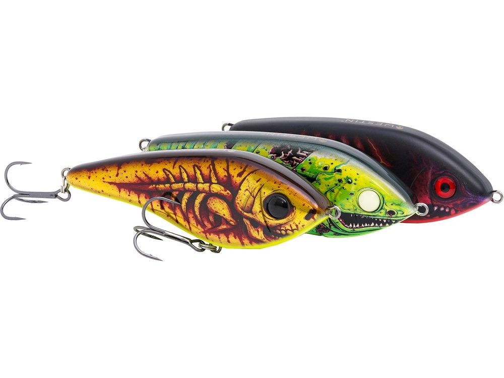 Westin Wobler Swim Glidebait Halloween Suspending 12cm 53g,Westin Wobler Swim Glidebait Halloween Su...