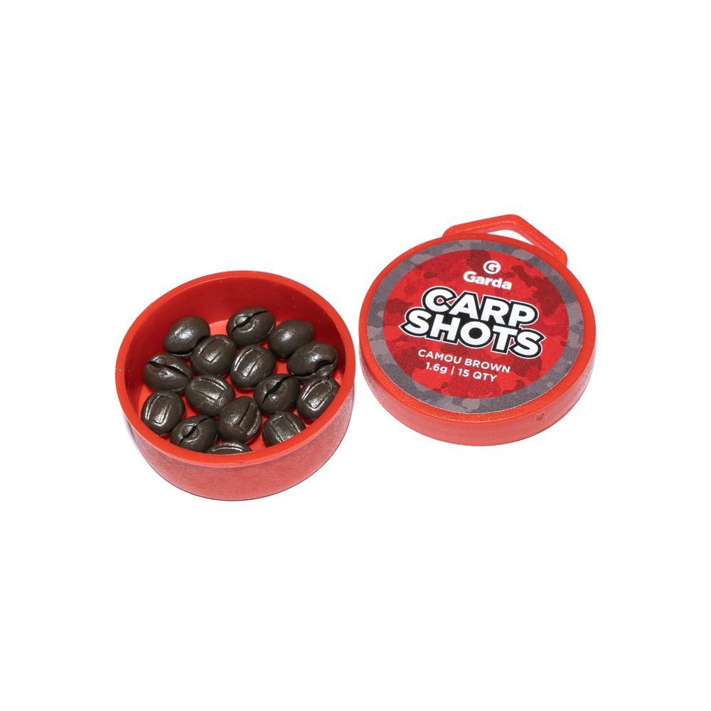 E-shop Garda Bročky Carp Shots Camou Brown - 1,6g 15ks