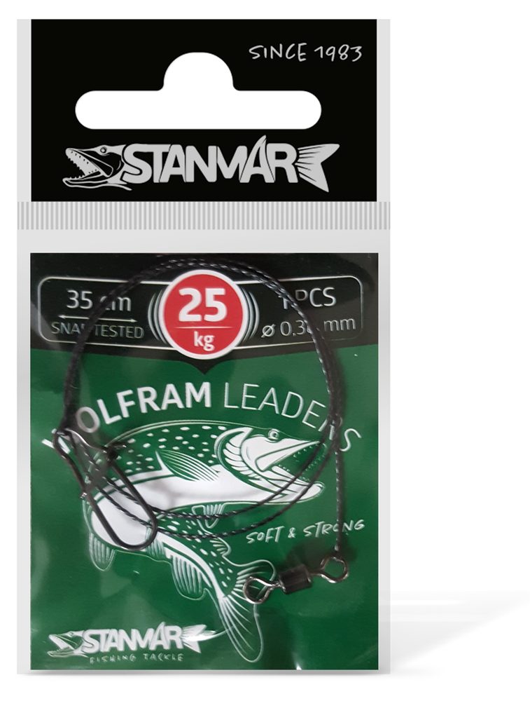 E-shop Stan-Mar Wolframové lanko 35cm - 25kg 1ks,Stan-Mar Wolframové lanko 35cm - 25kg 1ks