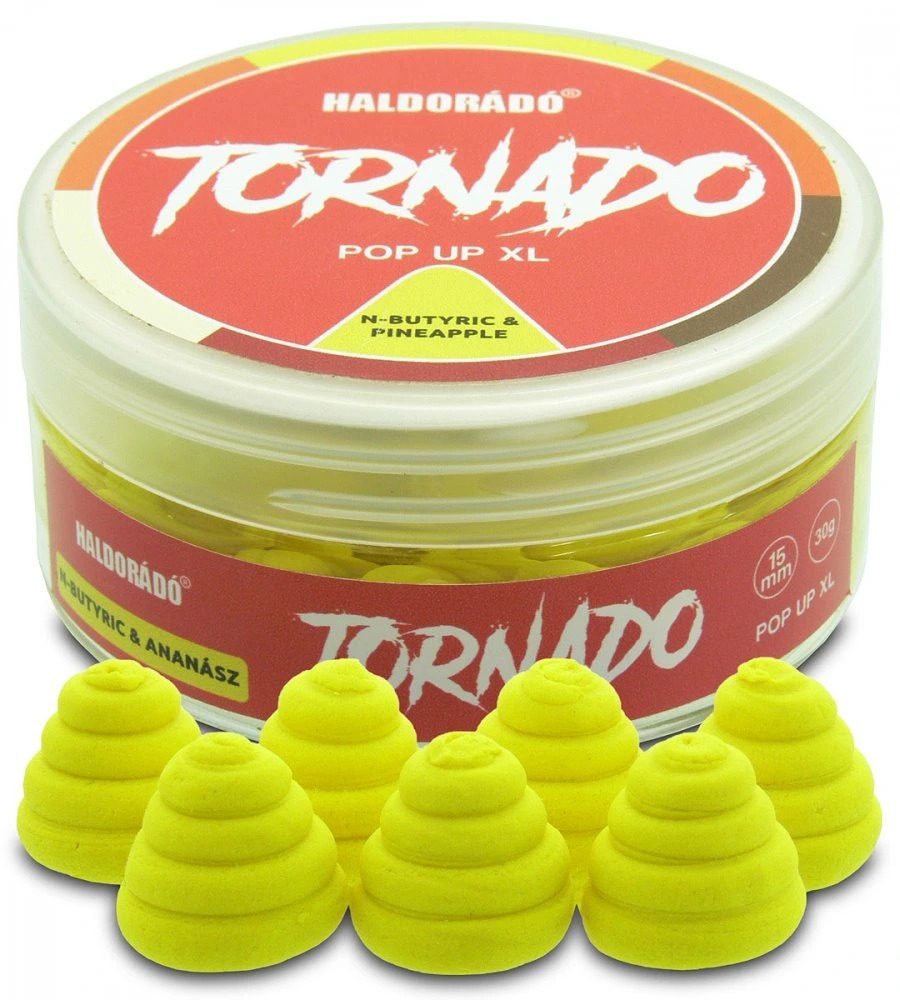 E-shop Haldorádó Pop-Up Nástraha Tornado XL 15mm 30g - N-Butyric Ananas,Haldorádó Pop-Up Nástraha Tornado XL 15mm 30g - N-Butyric Ananas