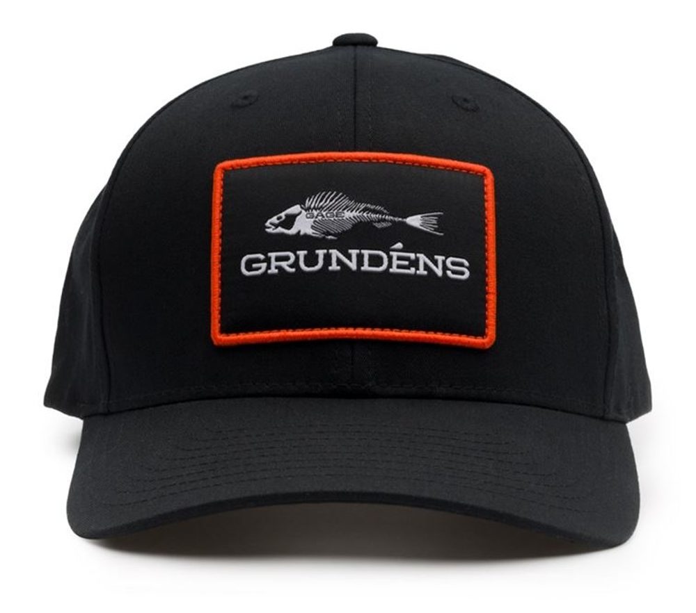 Grundéns Kšiltovka Fish Bones Trucker 312 Black/Charcoal O/S