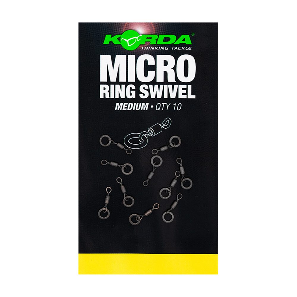 E-shop Korda Obratlík s kroužkem Micro Ring Swivel 10ks,Korda Obratlík s kroužkem Micro Ring Swivel 10ks
