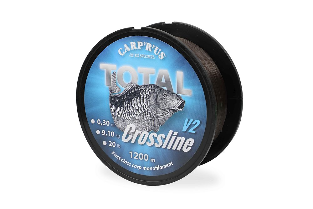 E-shop Carp ´R´ Us Vlasec Total Crossline V2 Brown - 0,30mm 9,10kg 1200m,Carp ´R´ Us Vlasec Total Crossline V2 Brown - 0,30mm 9,10kg 1200m