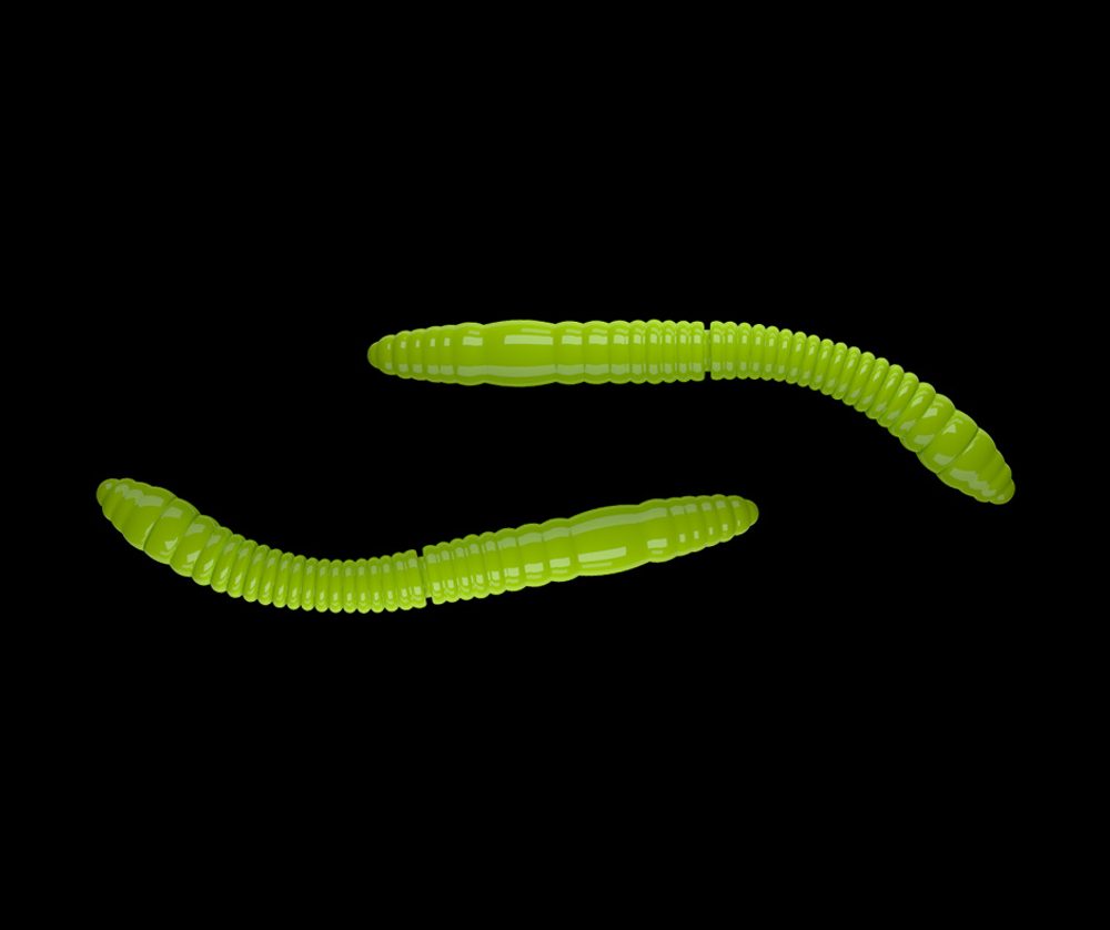 Libra Lures Fatty D’Worm Apple Green - D’Worm 6,5cm 10ks