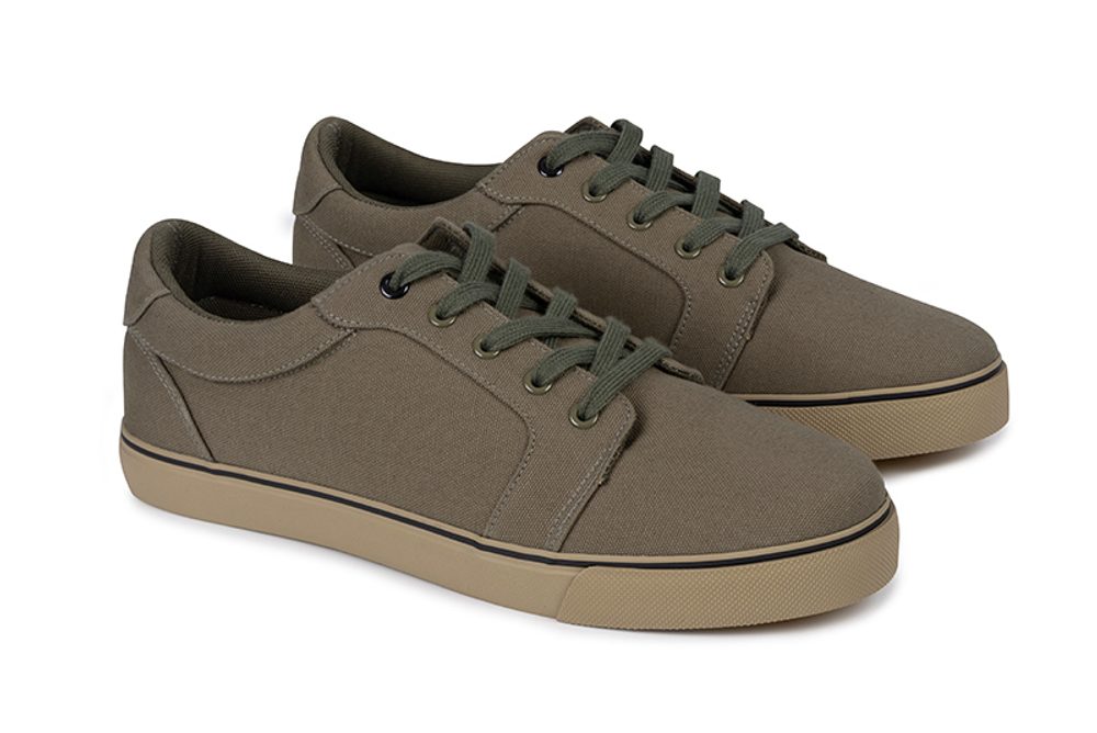 E-shop Fox Boty Khaki Canvas Shoe - 10/44,Fox Boty Khaki Canvas Shoe - 10/44