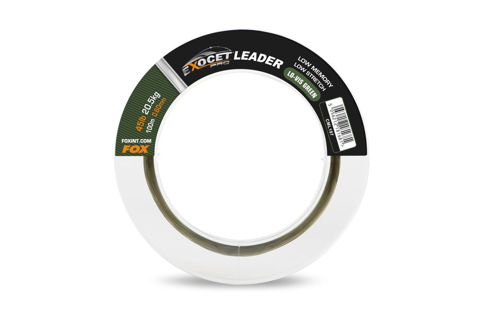 E-shop Fox Vlasec Exocet Pro Low Vis Green Leader - 0,60mm/20,5kg 100m,Fox Vlasec Exocet Pro Low Vis Green Leader - 0,60mm/20,5kg 100m