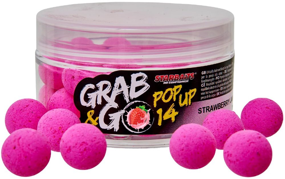 Starbaits Pop-up G&G Global 14mm 20g - Strawberry jam