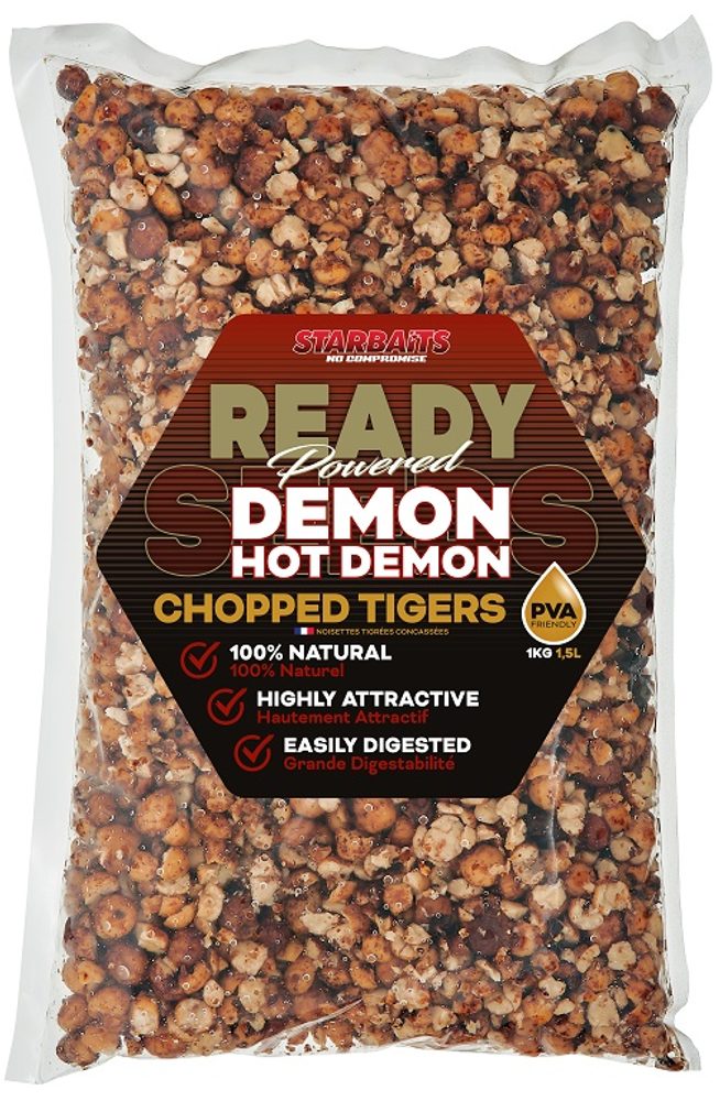 E-shop Starbaits Partikl Ready Seeds 1kg - Hot Demon Chopped Tiger,Starbaits Partikl Ready Seeds 1kg - Hot Demon Chopped Tiger