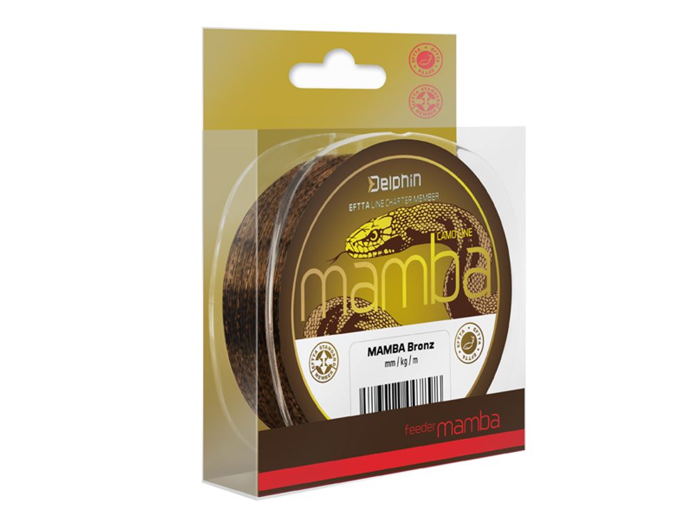 E-shop Delphin Vlasec Mamba Feeder Bronz - 0,16mm 2,5kg 200m,Delphin Vlasec Mamba Feeder Bronz - 0,16mm 2,5kg 200m