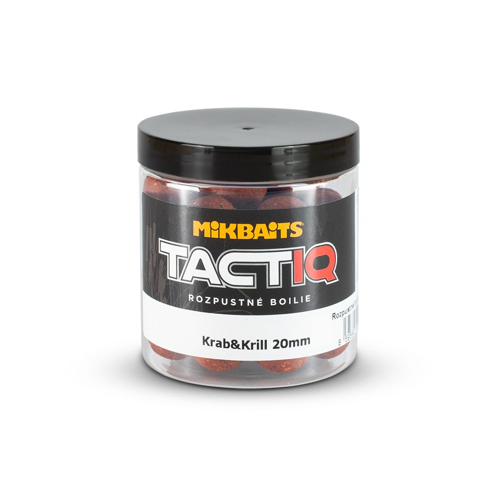 E-shop Mikbaits Rozpustné boilie TactiQ Krab&Krill 250ml - 20mm,Mikbaits Rozpustné boilie TactiQ Krab&Krill 250ml - 20mm