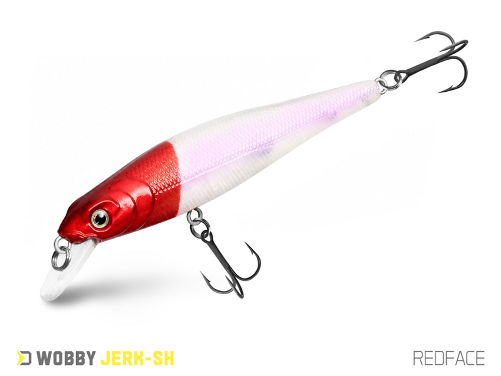 Delphin Wobler Wobby Jerk-SH 8cm 6,5g - REDFACE
