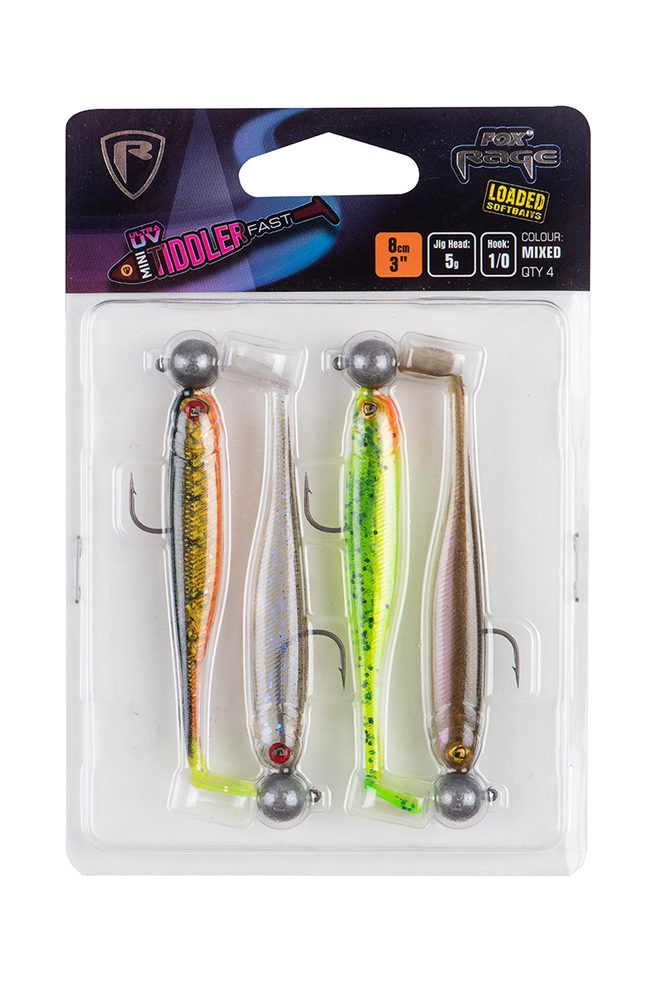 E-shop Fox Rage Gumová Nástraha Mini Tiddler Mixed Colour Pack Loaded 8cm 4ks,Fox Rage Gumová Nástraha Mini Tiddler Mixed Colour Pack Loaded 8cm 4ks