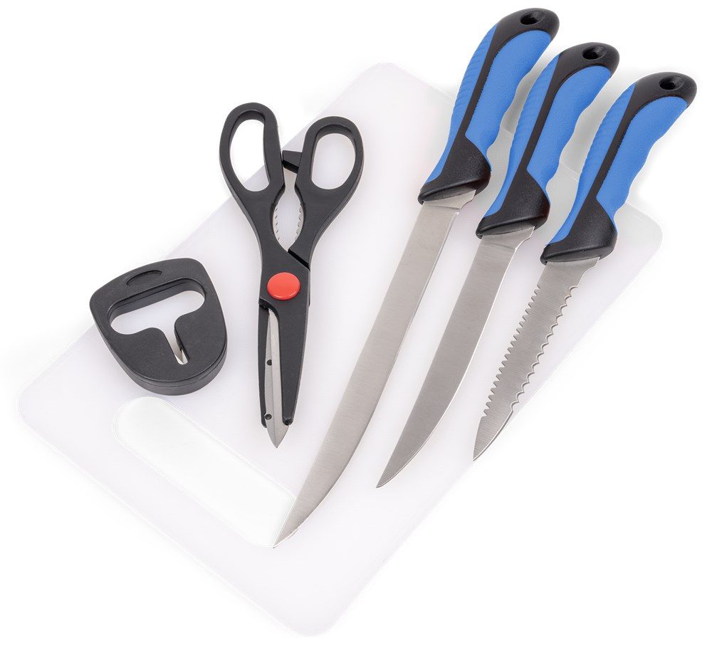 E-shop Zebco Sada Filetovacích Nožů + Nůžky Fish Filleting Knife Set,Zebco Sada Filetovacích Nožů + Nůžky Fish Filleting Knife Set