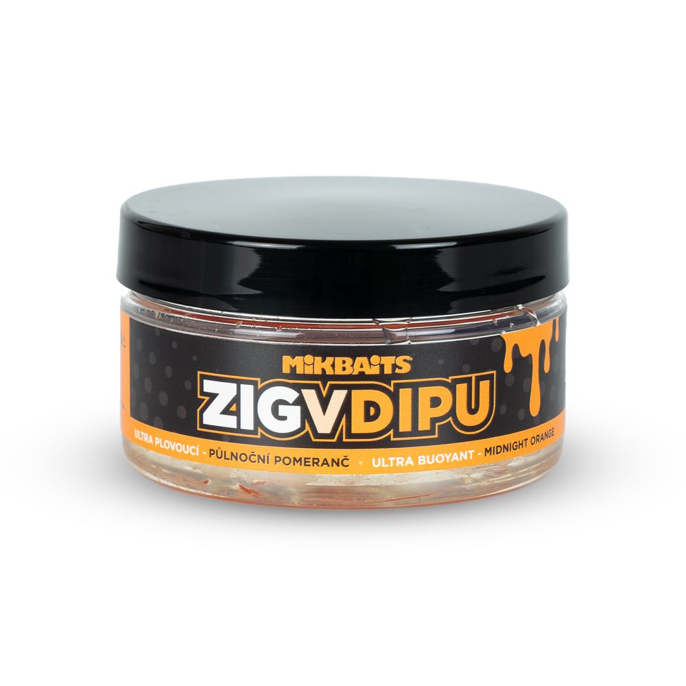 E-shop Mikbaits Plovoucí boilie Zig v dipu Ultra plovoucí 15mm - Půlnoční pomeranč,Mikbaits Plovoucí boilie Zig v dipu Ultra plovoucí 15mm - Půlnoční pomeran
