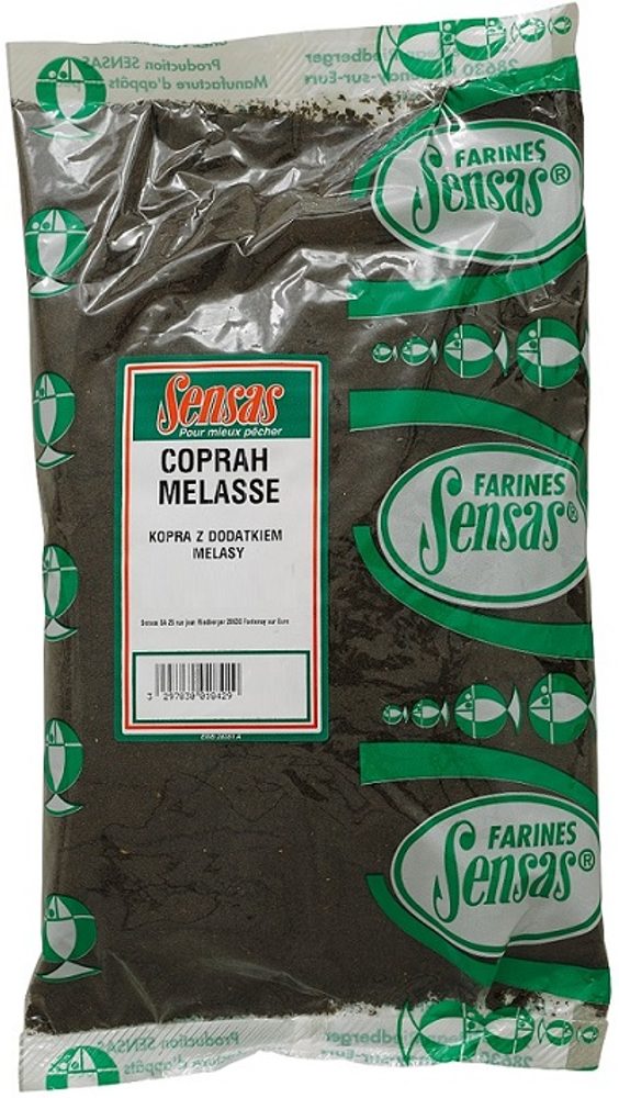 E-shop Sensas Přísada do krmení Coprah Melasse (kokosová kopra s melasou) 1kg,Sensas Přísada do krmení Coprah Melasse (kokosová kopra s melasou) 1kg