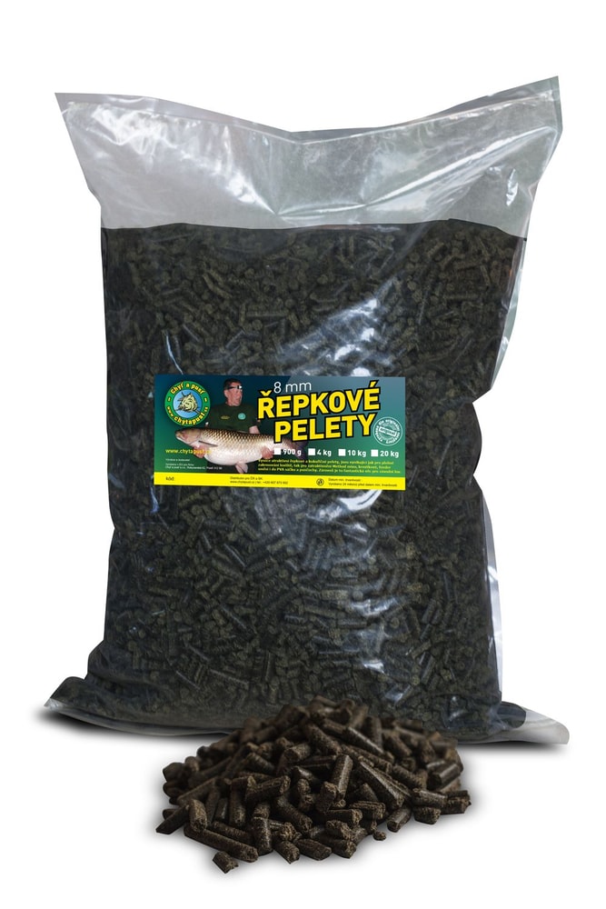 Chyť a pusť Řepkové pelety 8mm 10kg