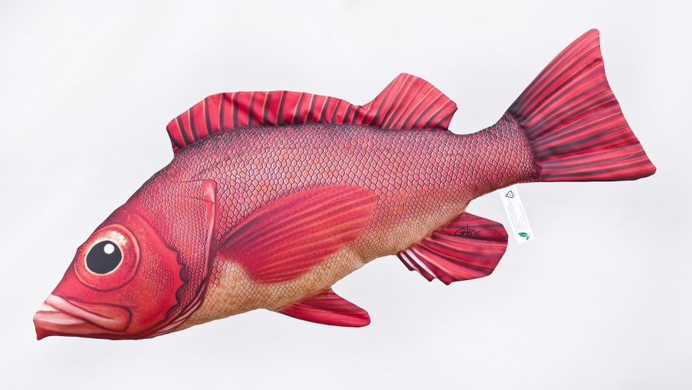 E-shop Gaby Polštář Okouník červený - 75 cm,Gaby Polštář Okouník červený - 75 cm