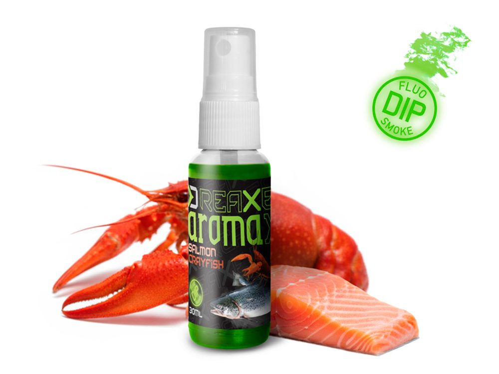 E-shop Delphin Dipovací sprej AromaX 30ml - Losos - Rak/zelená,Delphin Dipovací sprej AromaX 30ml - Losos - Rak/zelená