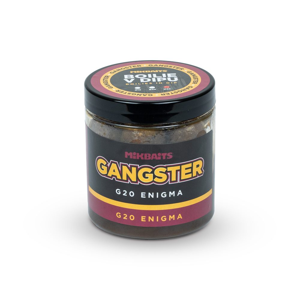 E-shop Mikbaits Boilies v dipu Gangster G20 Enigma 250ml - 16mm,Mikbaits Boilies v dipu Gangster G20 Enigma 250ml - 16mm