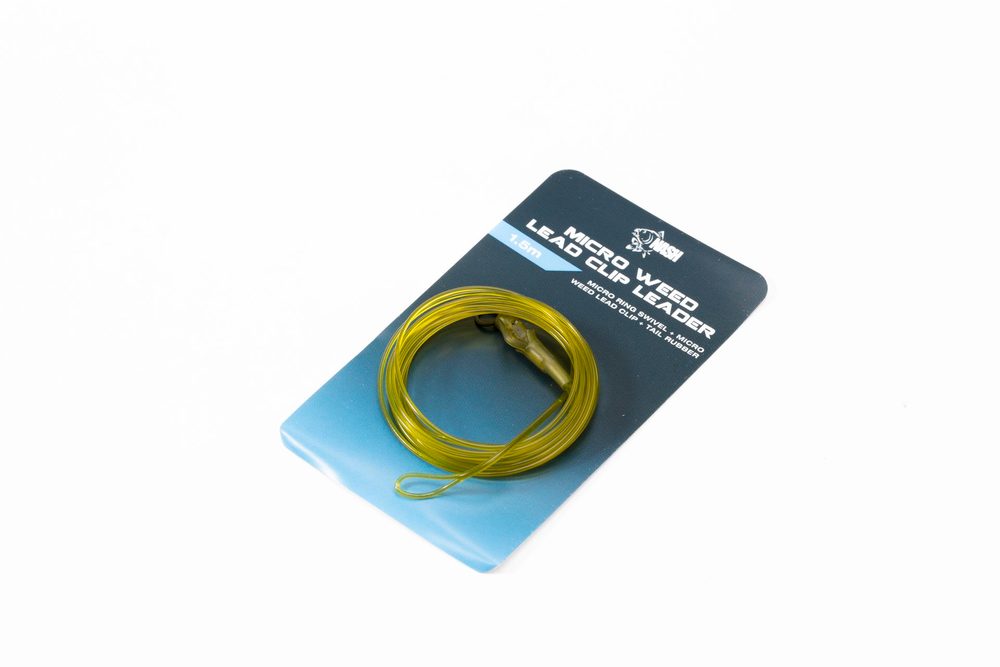 Nash Montáž Diffusion Camo Weed Micro Lead Clip Leader - 1.5m