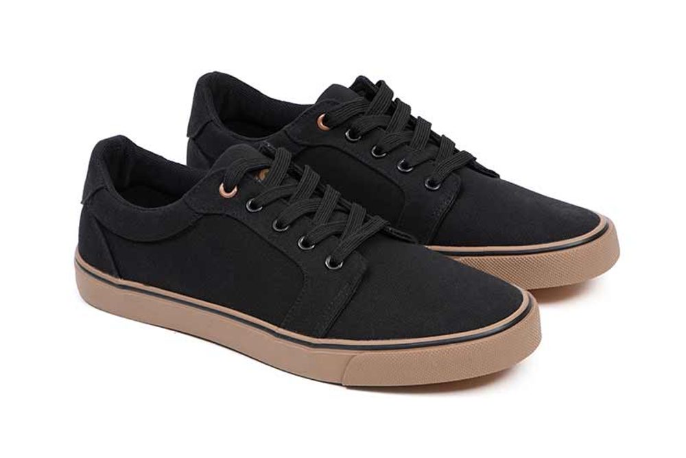 E-shop Fox Boty Black Canvas Shoe - 10/44,Fox Boty Black Canvas Shoe - 10/44