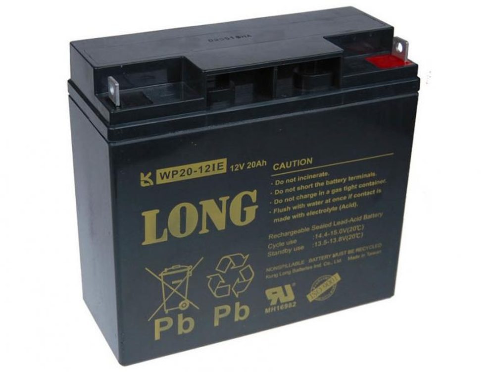 Long 12V / 20Ah DeepCycle AGM F3 (WP20-12IE) (PBLO-12V020-F3AD)