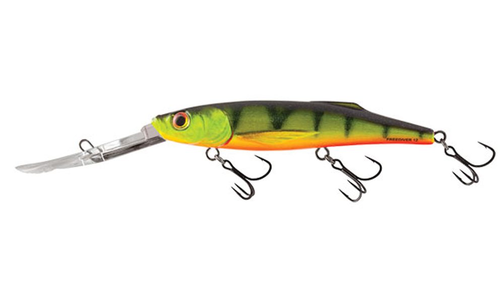 Salmo Wobler Freediver Super Deep Runner 12cm - Hot Perch,Salmo Wobler Freediver Super Deep Runner 12cm - Hot Perch
