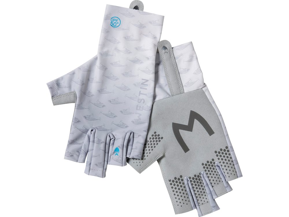 E-shop Westin Rukavice Solar Upf Half Finger Glove Grey